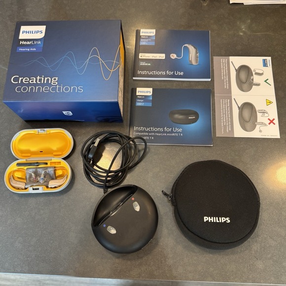 Philips Other - PHILIPS HEARLINK  9030 MNR T-R DIGITAL HEARING AIDS - Apple Android Compatible